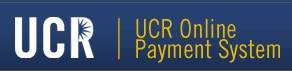 UCR Online Payment System